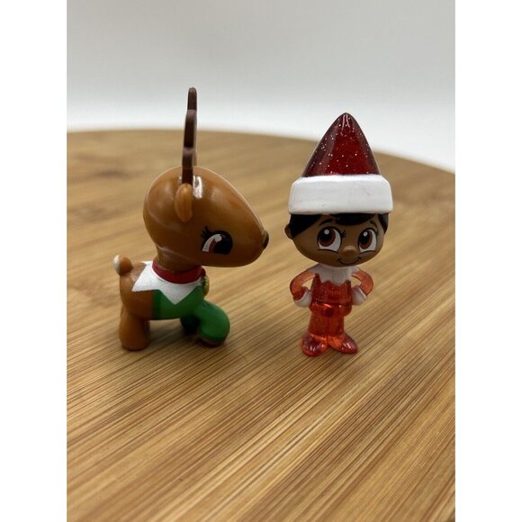 Elf on the Shelf Mini Merry Collectible Figures Lot of 2 Toys Mini Figures Decor - Picture 1 of 7